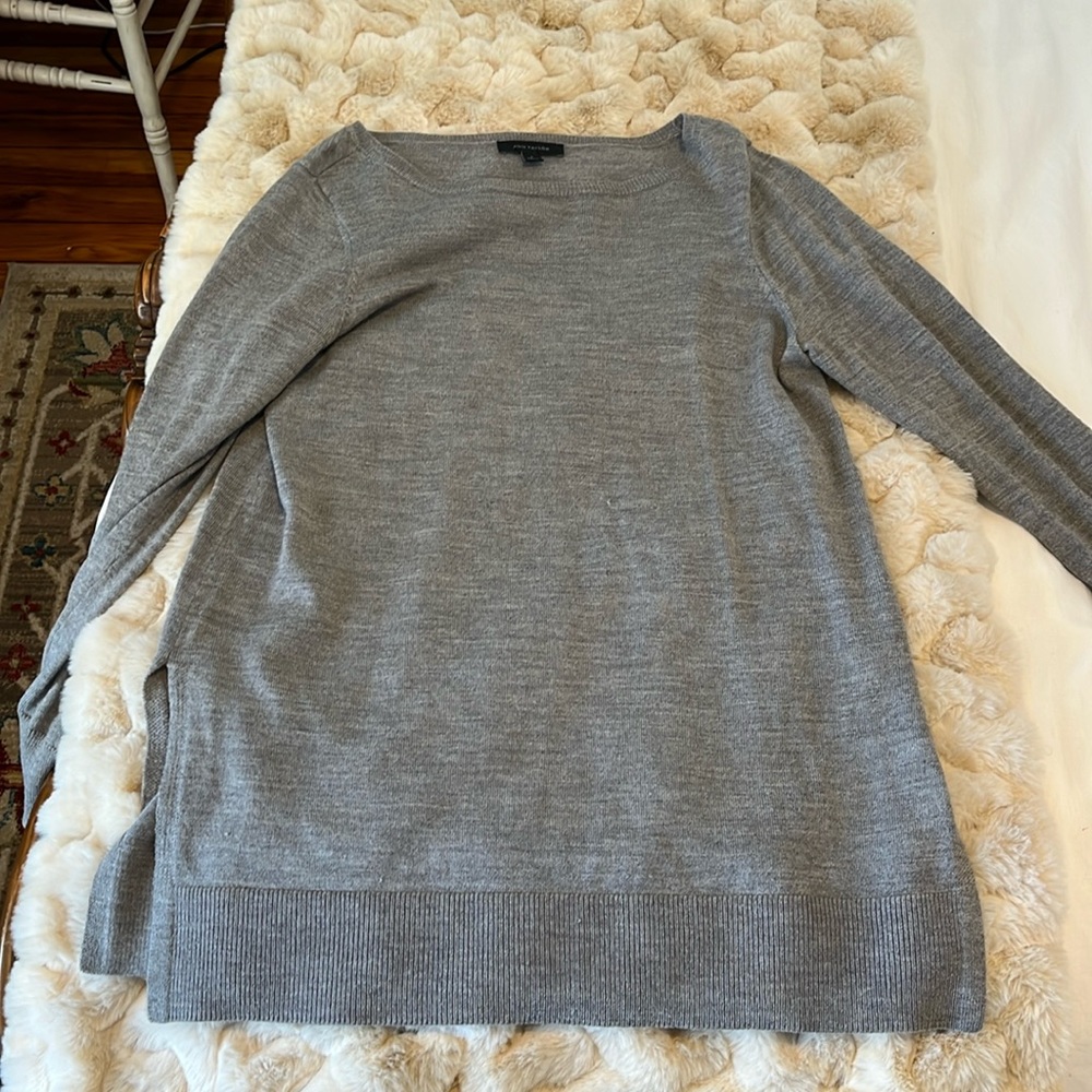 Grey tunic sweater
